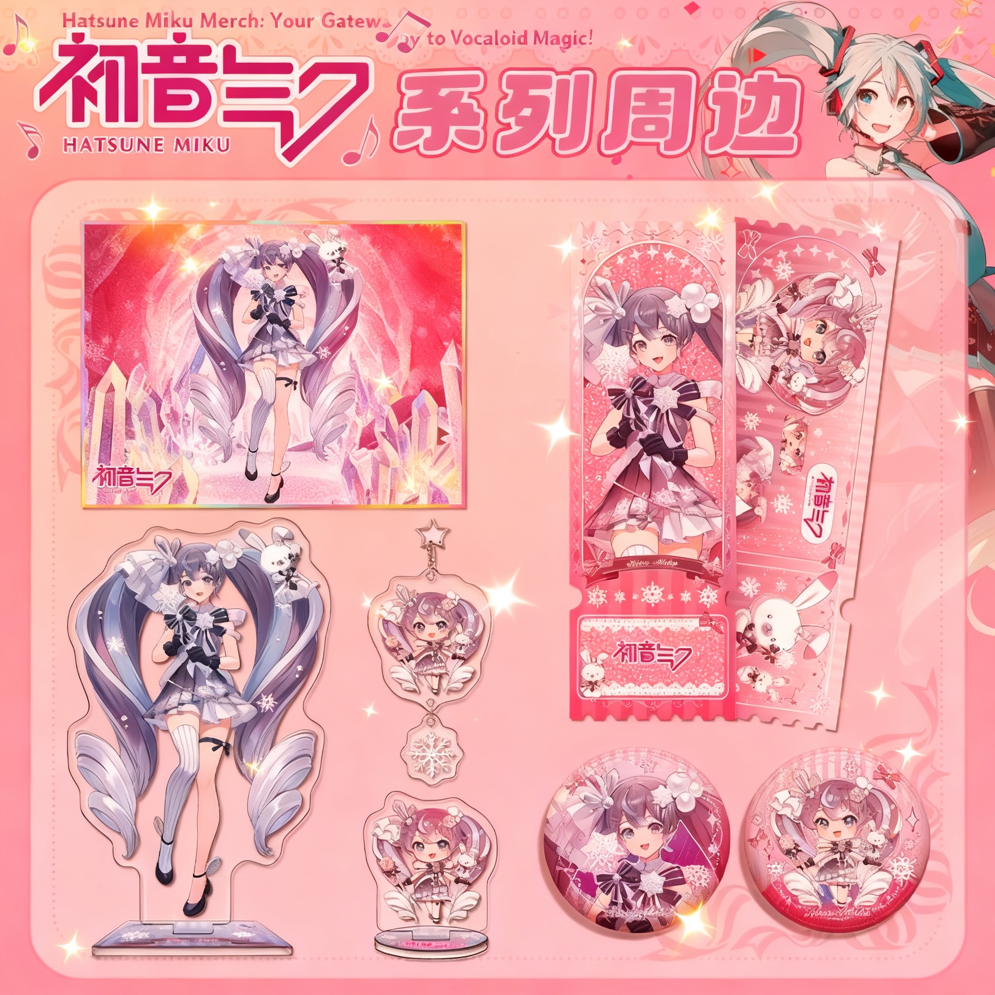 Event Support - Snow Miku Future Series Acrylic Stand