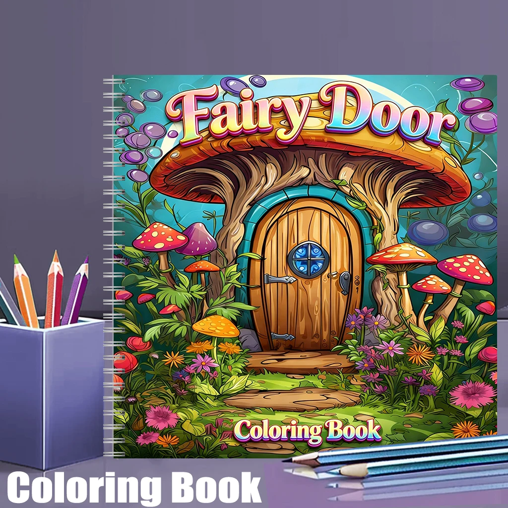 Supply Event - Coloring Book Fairy Door for Adult