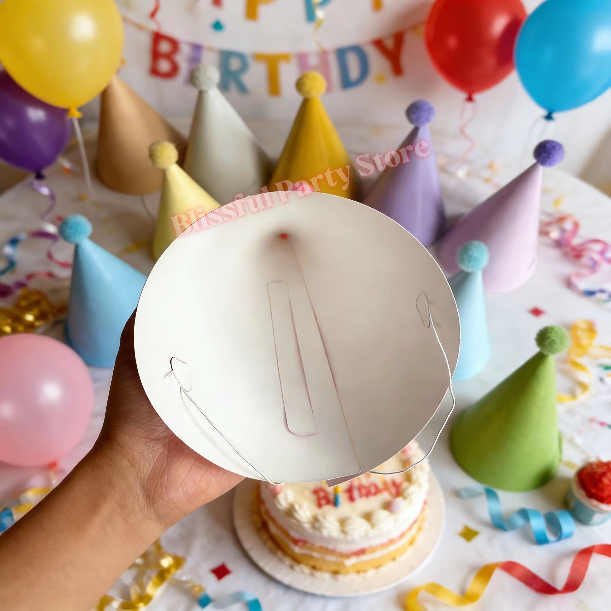 Colorful Birthday Party Hats M - Party Hat Cone 리뷰 및 가격