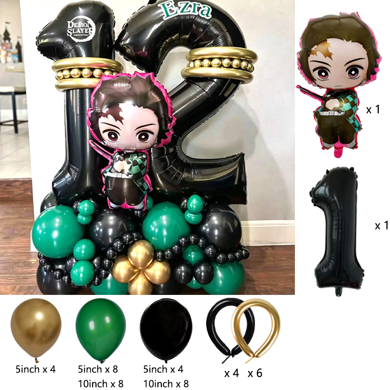 Premium Demon Slayer Theme Bal - Balloon Arch Kit 리뷰 및 가격