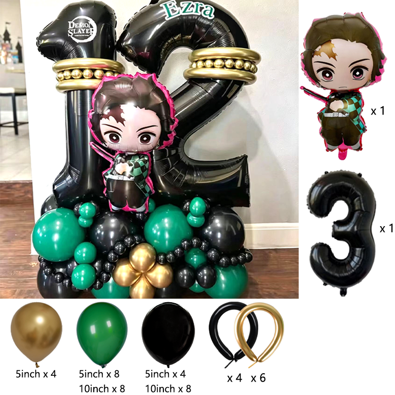 Premium Demon Slayer Theme Bal - Balloon Arch Kit 리뷰 및 가격