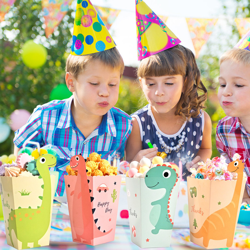 4Pcs Cartoon Dinosaur Boxes Di - Event Party Box 리뷰 및 가격