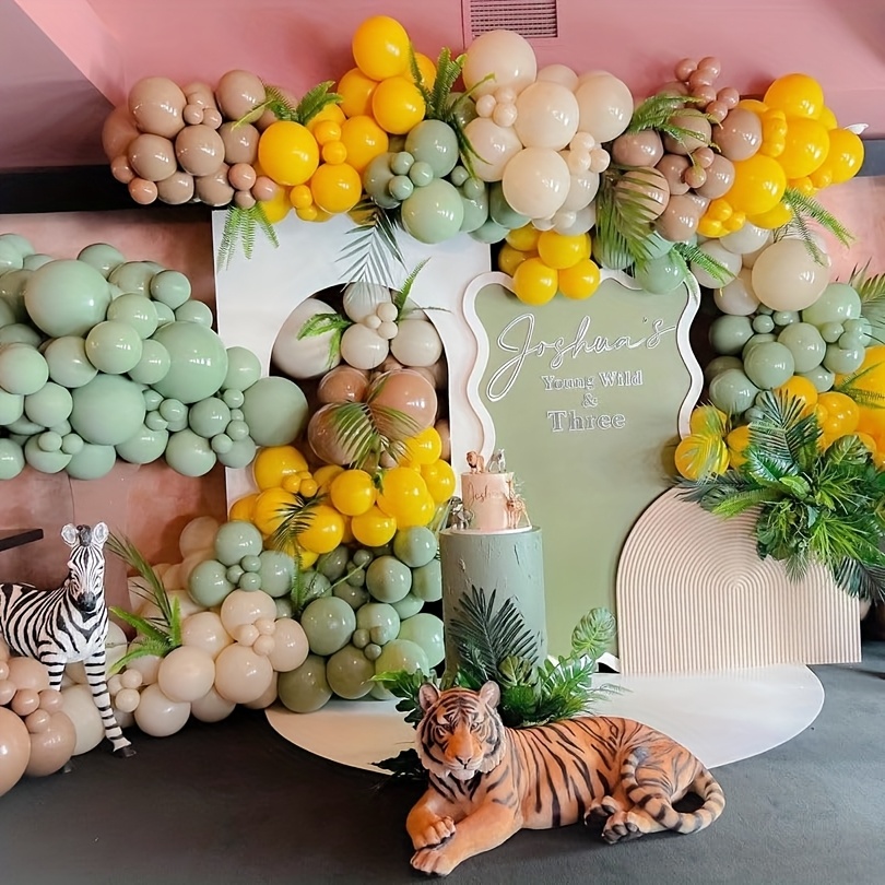 146pcs Sage Green Yellow Ballo - Balloon Arch Kit 리뷰 및 가격