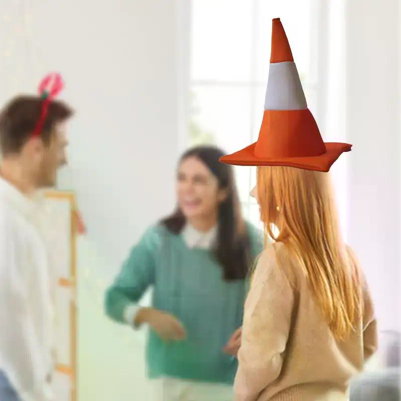 1 PCS Traffic Cone Hat Hallowe - Party Hat Cone 리뷰 및 가격