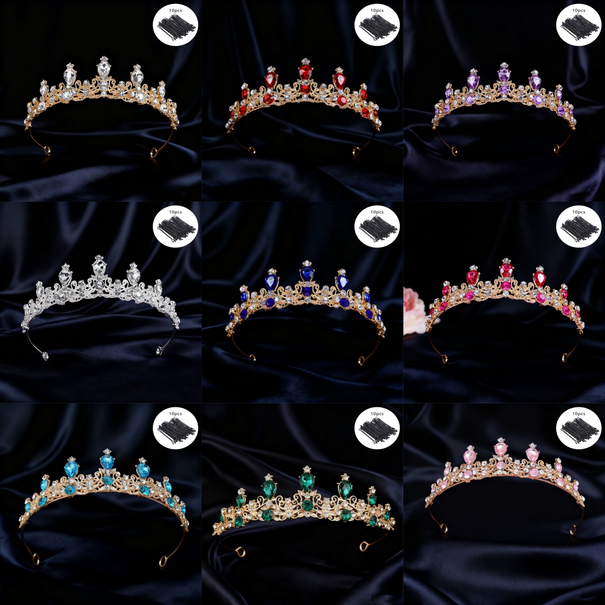 Bridal Tiara Vintage Scroll Rh - Event & Party Supply Photos 리뷰 및 가격