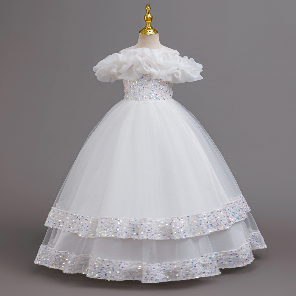 Girls Princess Off Shoulder Ru - Glitter Tablecloth 리뷰 및 가격