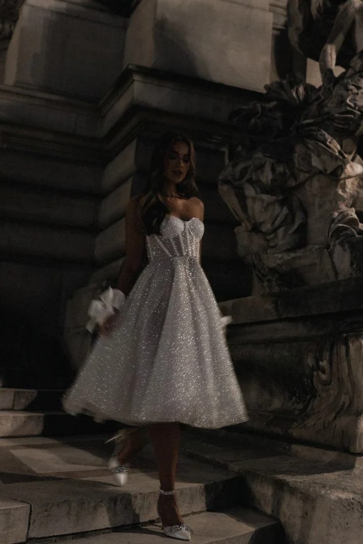 Glitter Mini Wedding Dresses f - Glitter Tablecloth 리뷰 및 가격