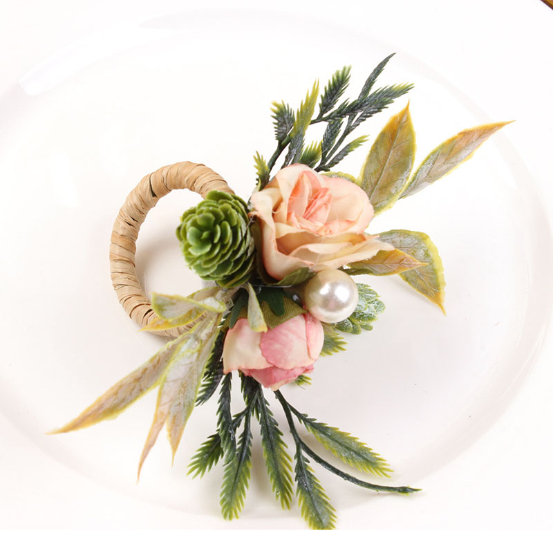 Napkin Rings Holder Rose & Pin - Party Event Supplier 리뷰 및 가격