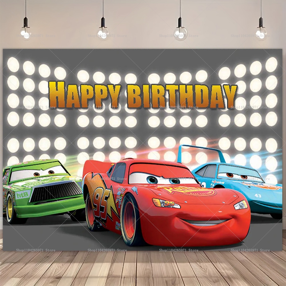 Movie Cars Theme Backdrop For  - Party Event Supplier 리뷰 및 가격