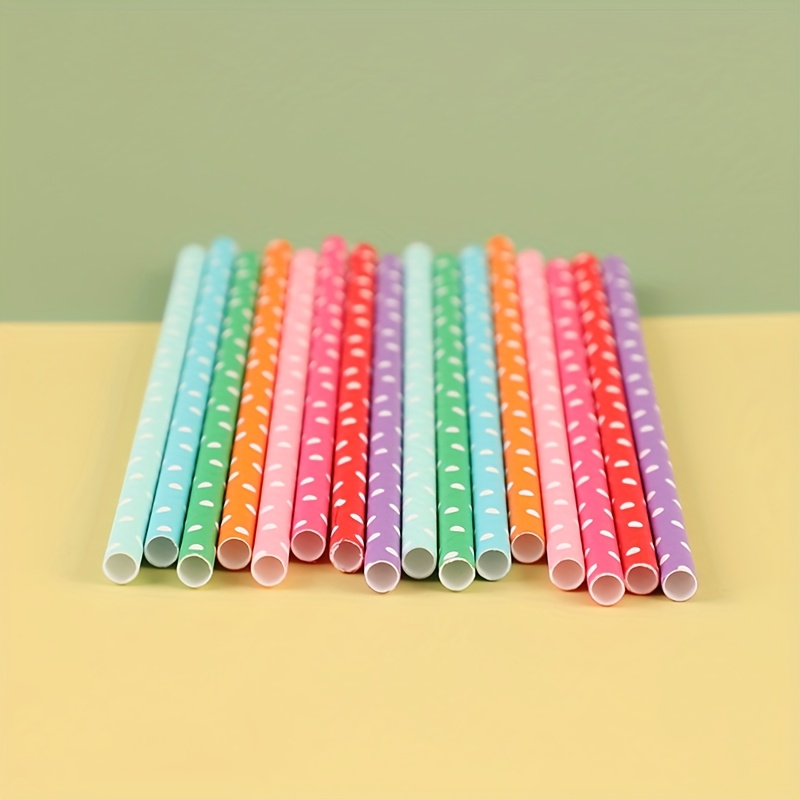 100pcs colorful disposable pap - Paper Straw Color 리뷰 및 가격