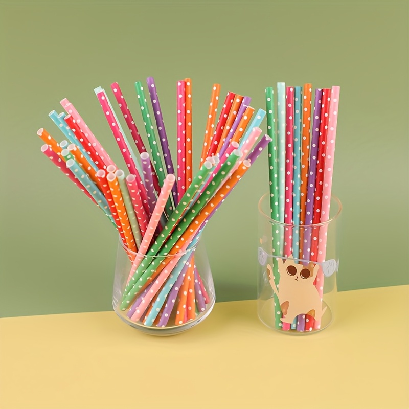100pcs colorful disposable pap - Paper Straw Color 리뷰 및 가격