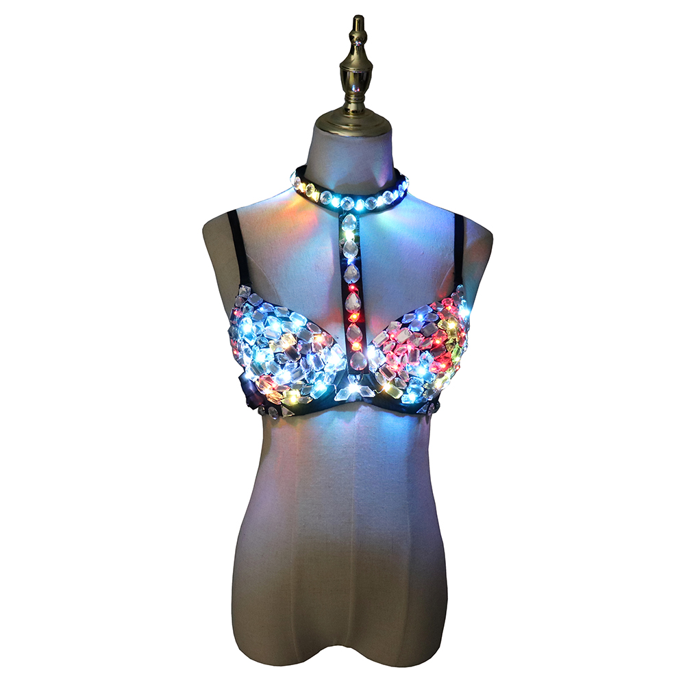 Nightclub Ds Sexy LED Bra Colo - Event Party Dj 리뷰 및 가격