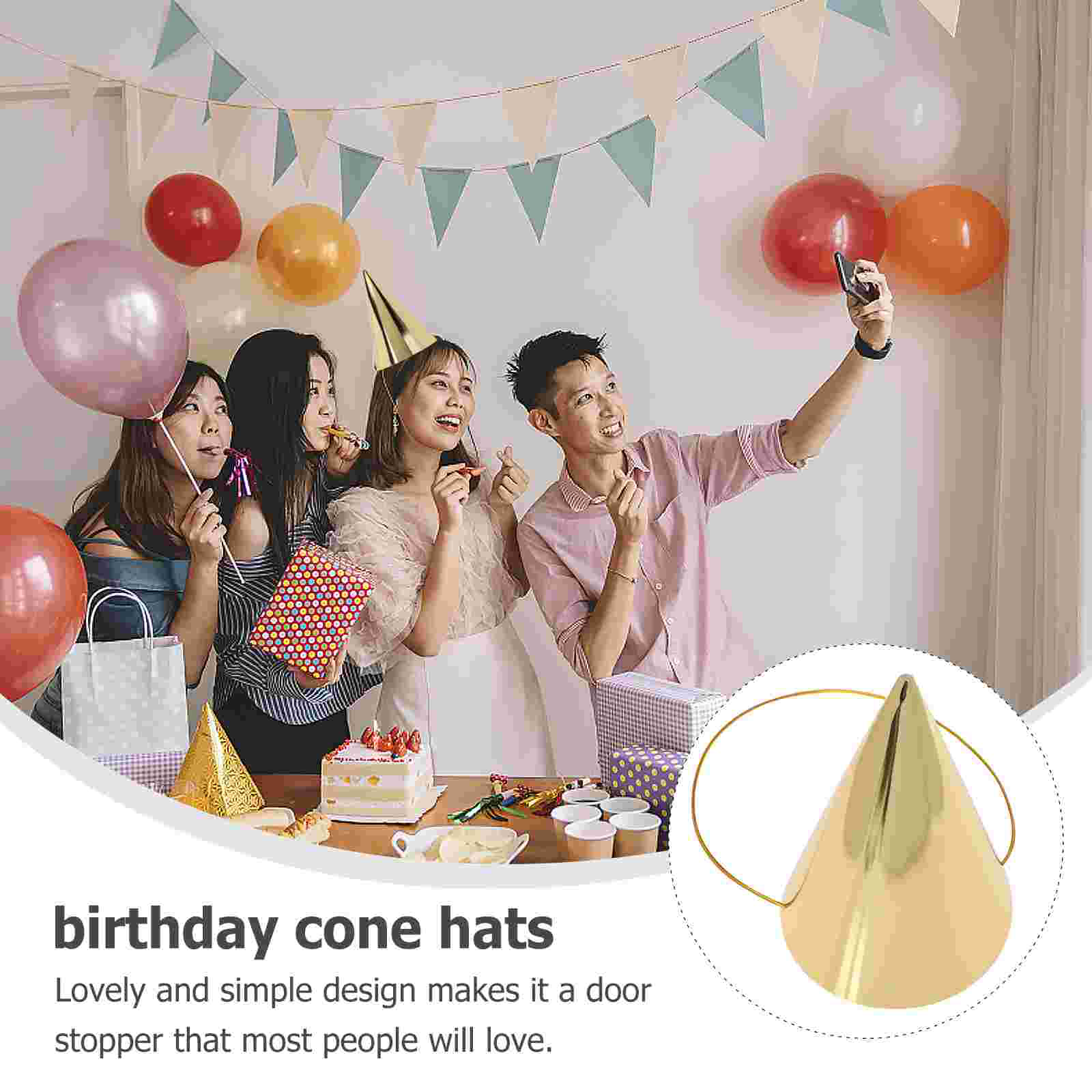  8 Pcs Birthday Hat Celebratio - Party Hat Cone 리뷰 및 가격
