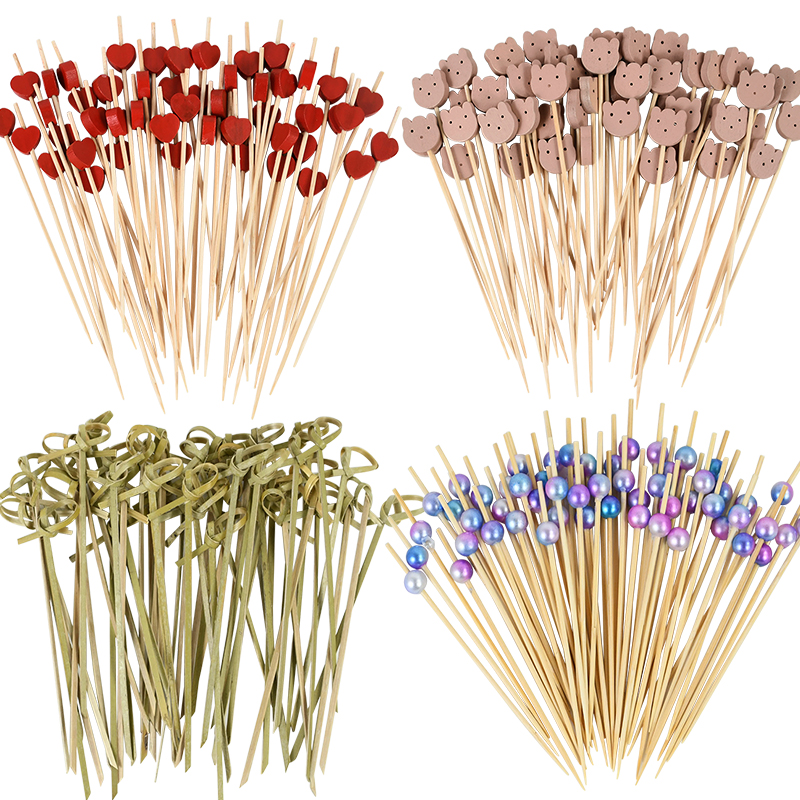 100Pcs Disposable Bamboo Skewe - Centerpiece Stick 리뷰 및 가격