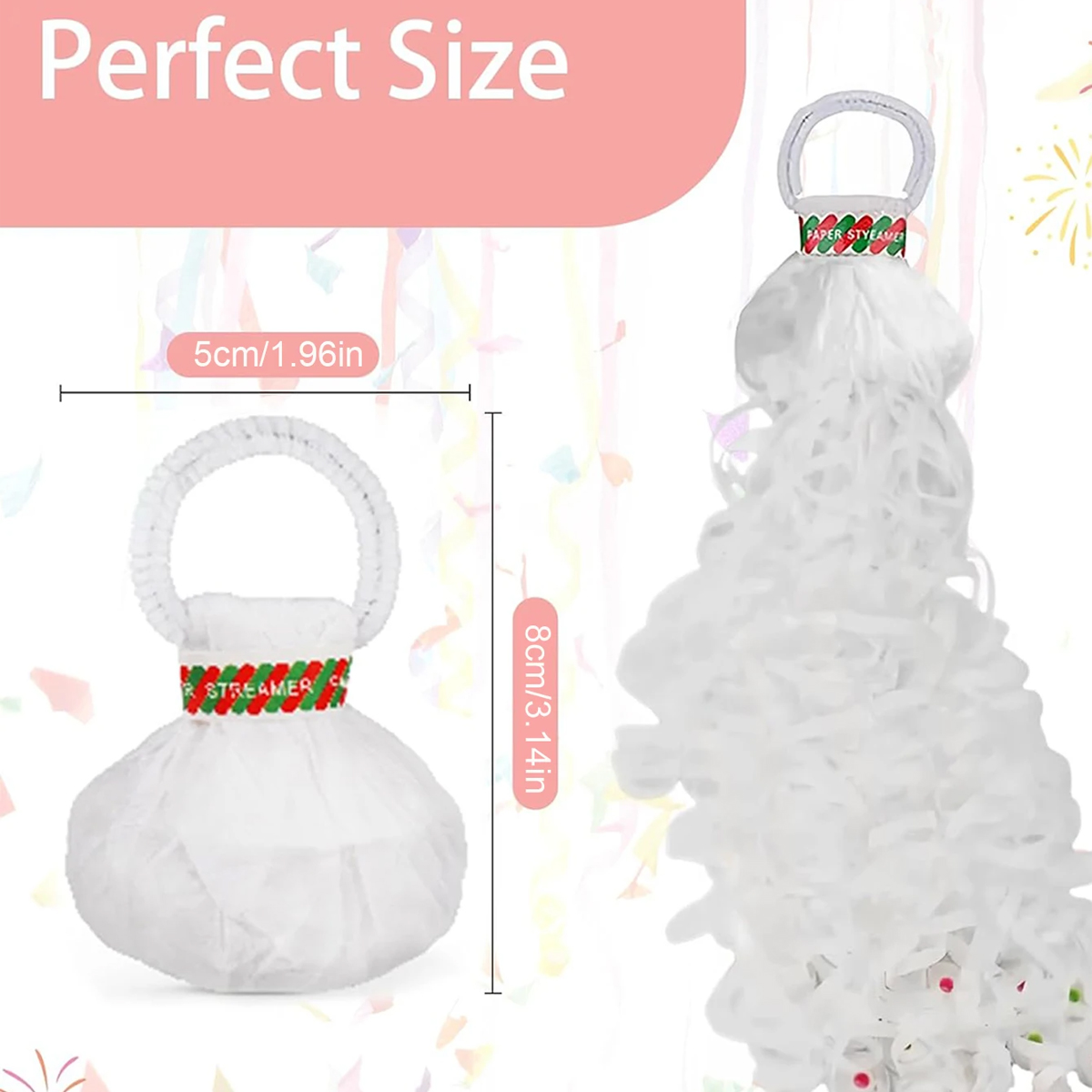 10Pcs Romantic White Hand-Thro - Confetti Cannon Tube 리뷰 및 가격