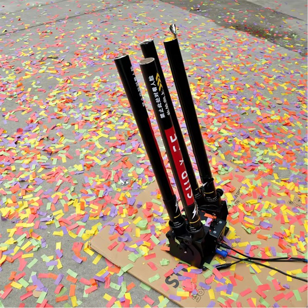 4 Heads Electronic Confetti La - Confetti Cannon Tube 리뷰 및 가격