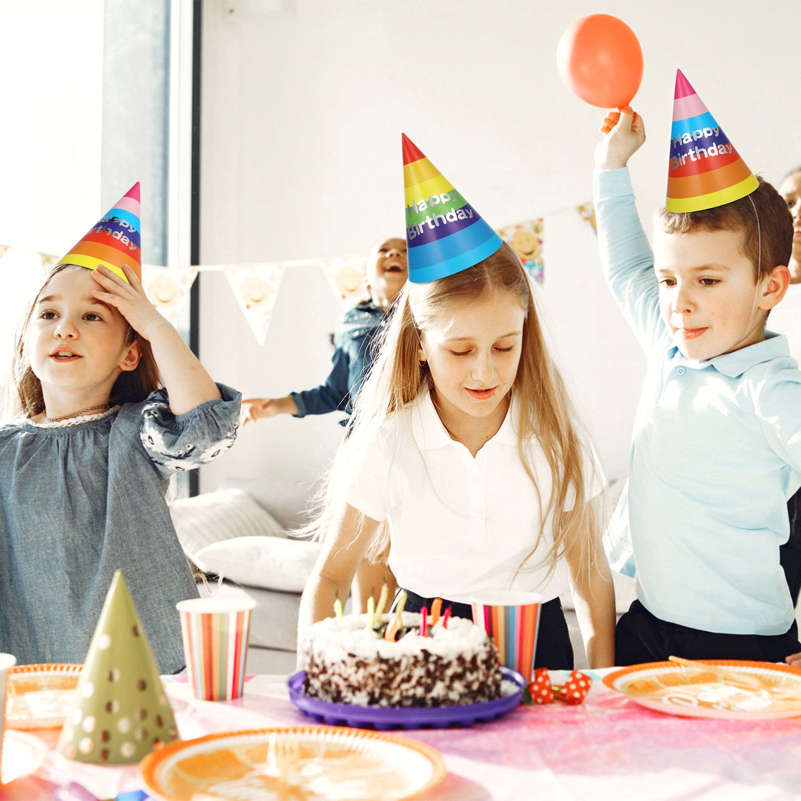 20Pcs Cute Birthday Party Hats - Party Hat Cone 리뷰 및 가격