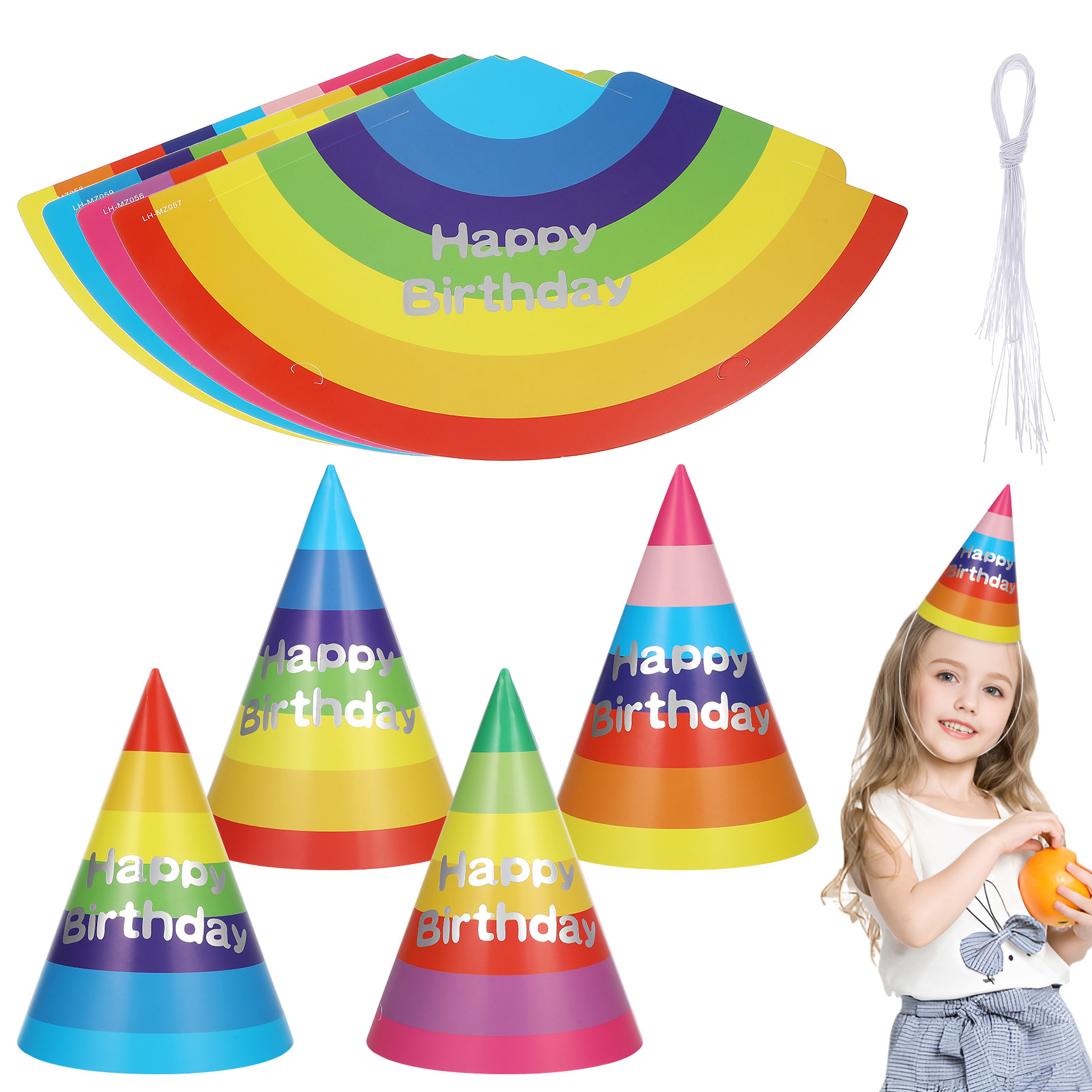 20Pcs Cute Birthday Party Hats - Party Hat Cone 리뷰 및 가격