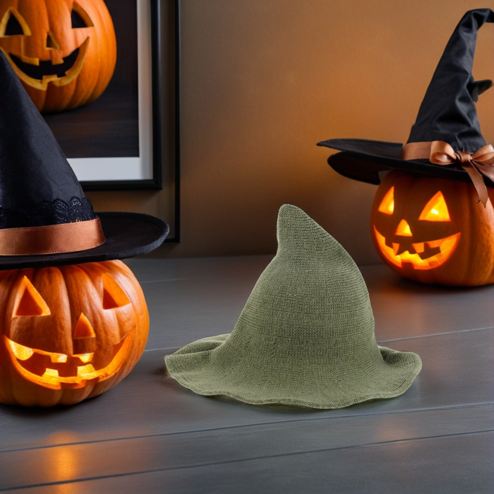 Halloween Witch Hat Wool Blend - Party Hat Cone 리뷰 및 가격