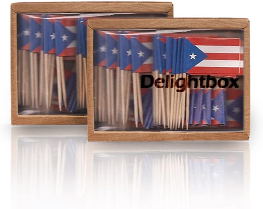 2 Boxes Mini Toothpick Flags P - Event Party Box 리뷰 및 가격
