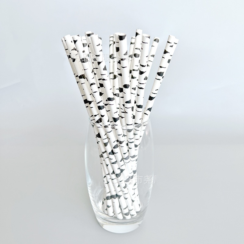 Moustache Paper Straw Cow Blac - Paper Straw Color 리뷰 및 가격