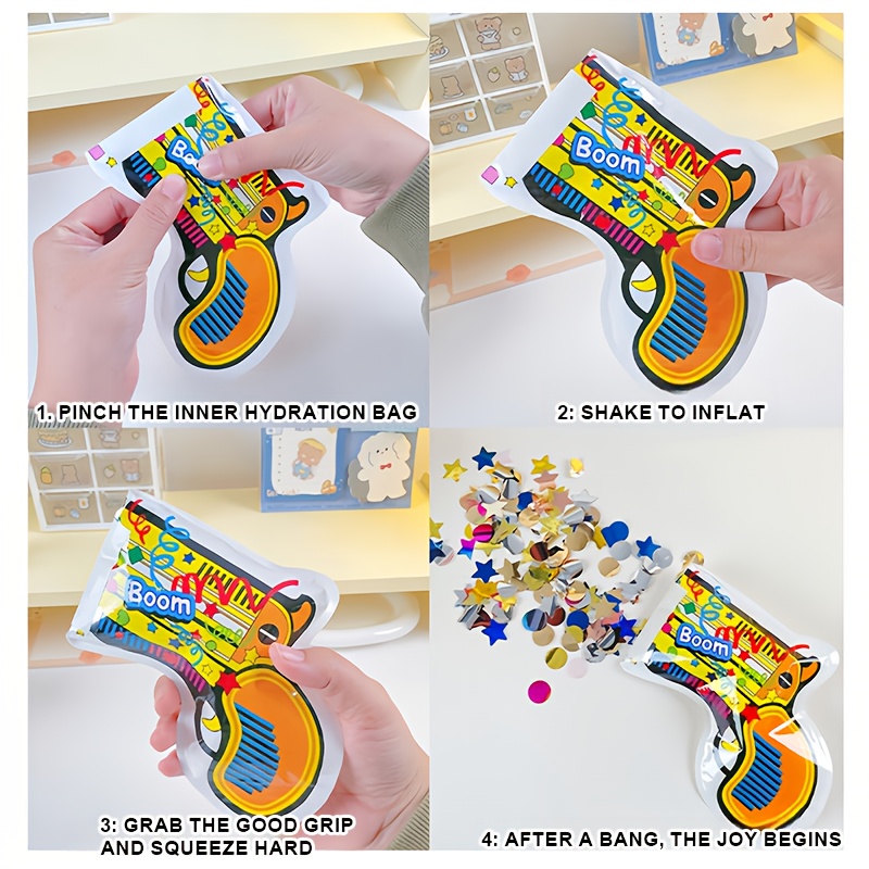 20 Colorful Confetti Poppers,  - Confetti Cannon Tube 리뷰 및 가격