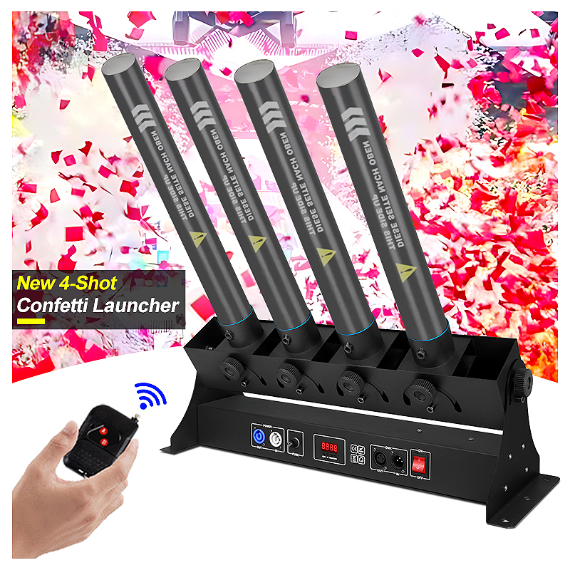 SHTX 4-Tube Confetti Launcher, - Confetti Cannon Tube 리뷰 및 가격