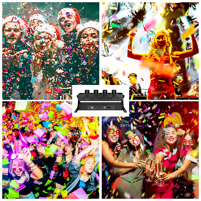 SHTX 4-Tube Confetti Launcher, - Confetti Cannon Tube 리뷰 및 가격