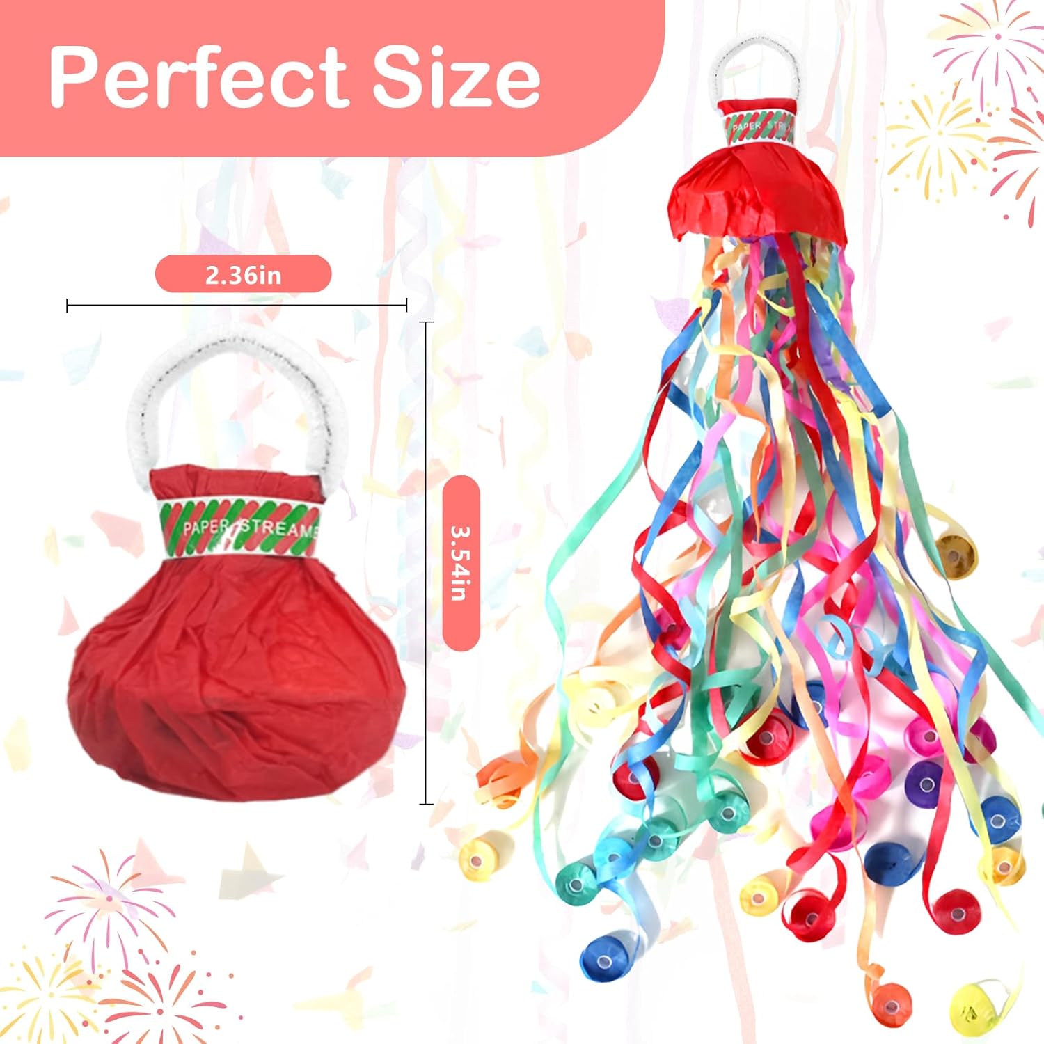 10pcs Hand Throw Streamers No  - Confetti Cannon Tube 리뷰 및 가격