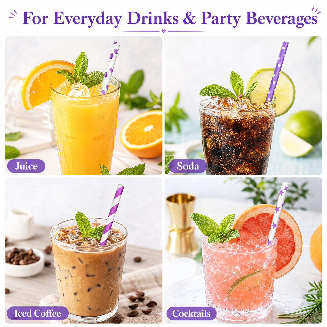 25pcs Colorful Patterned Paper - Paper Straw Color 리뷰 및 가격