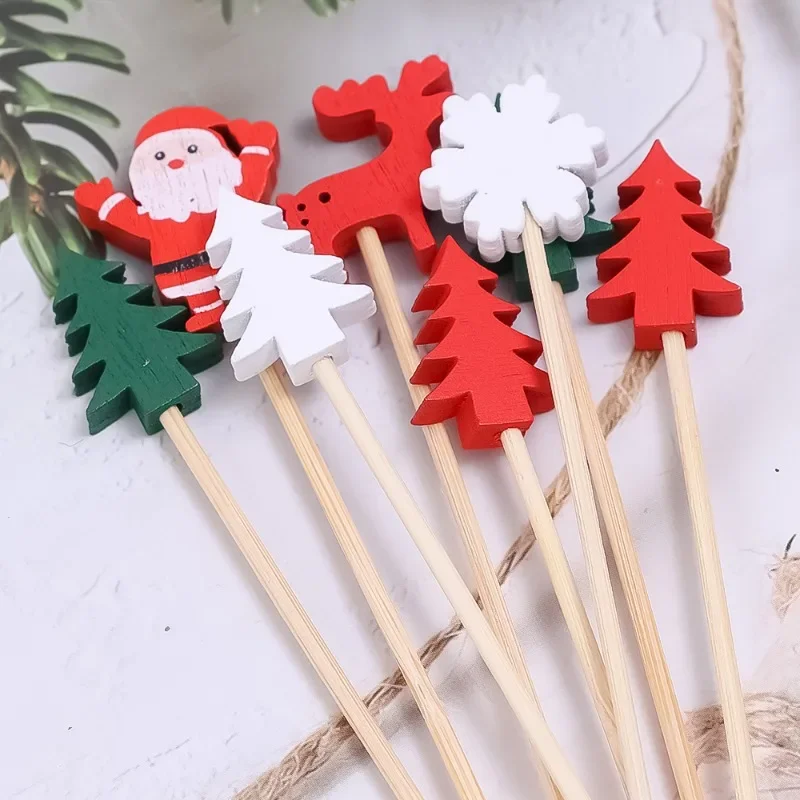 200/50PCS Christmas Fruit Skew - Centerpiece Stick 리뷰 및 가격