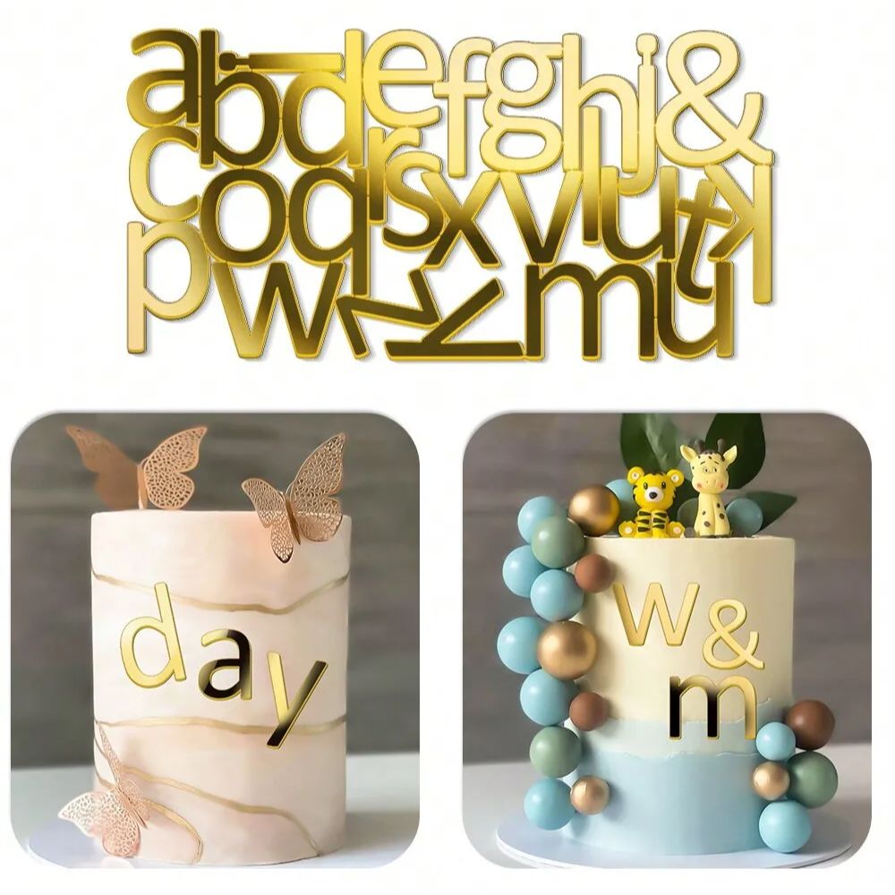 1set Golden Mirror Acrylic A-Z - Event Z 리뷰 및 가격