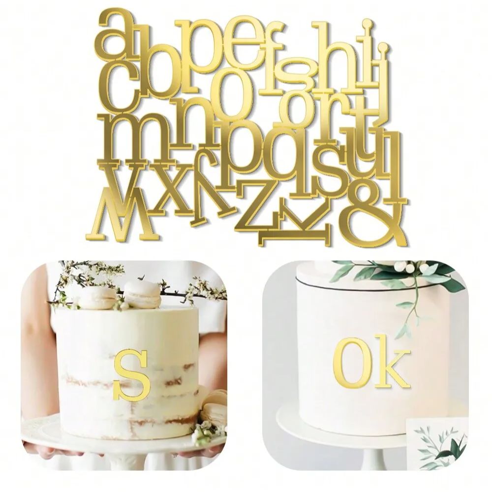 1set Golden Mirror Acrylic A-Z - Event Z 리뷰 및 가격