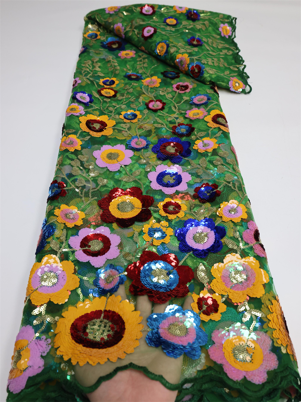 Mesh African Lace Fabric 2025  - Glitter Tablecloth 리뷰 및 가격