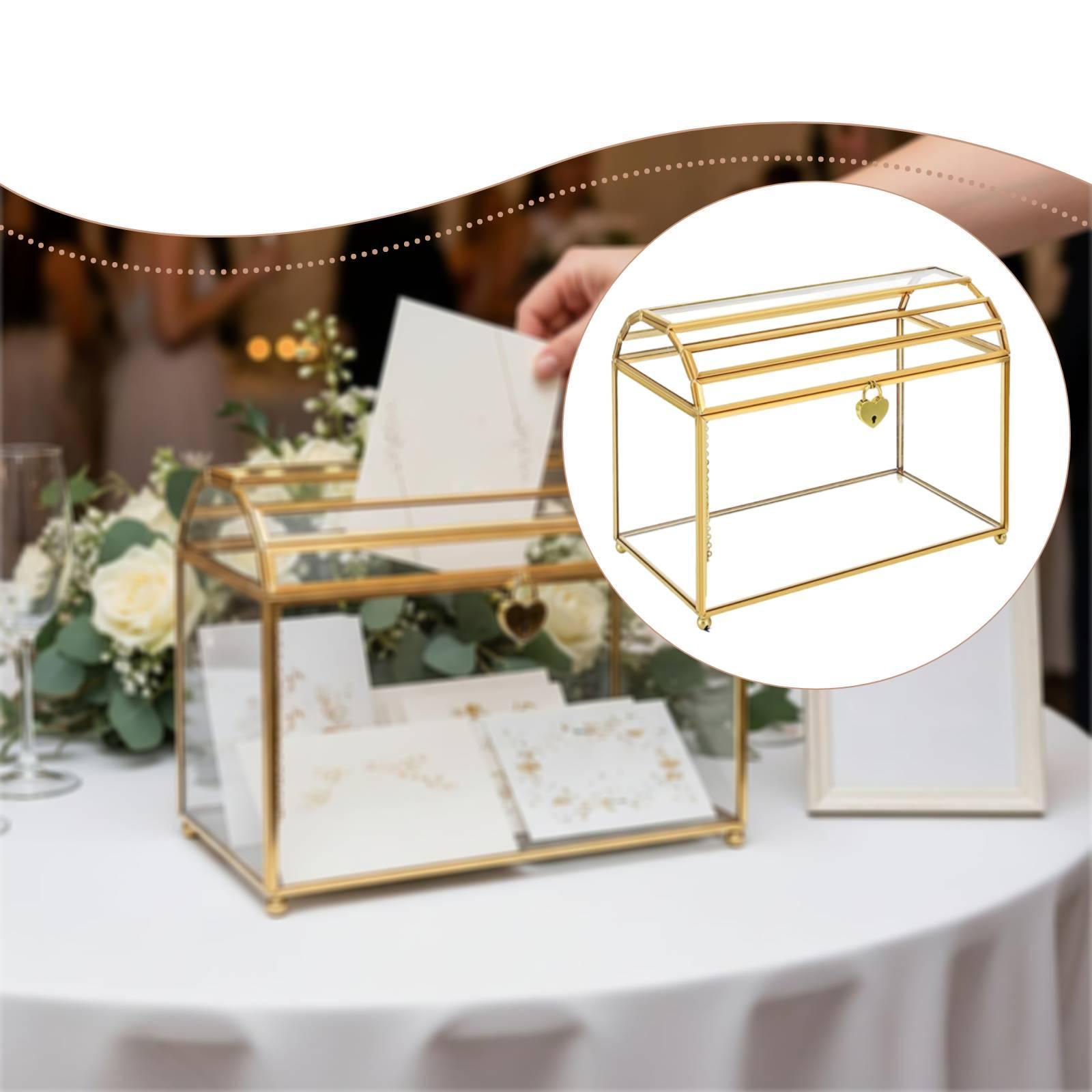 Glass Wedding Card Box Storage - Event Party Box 리뷰 및 가격