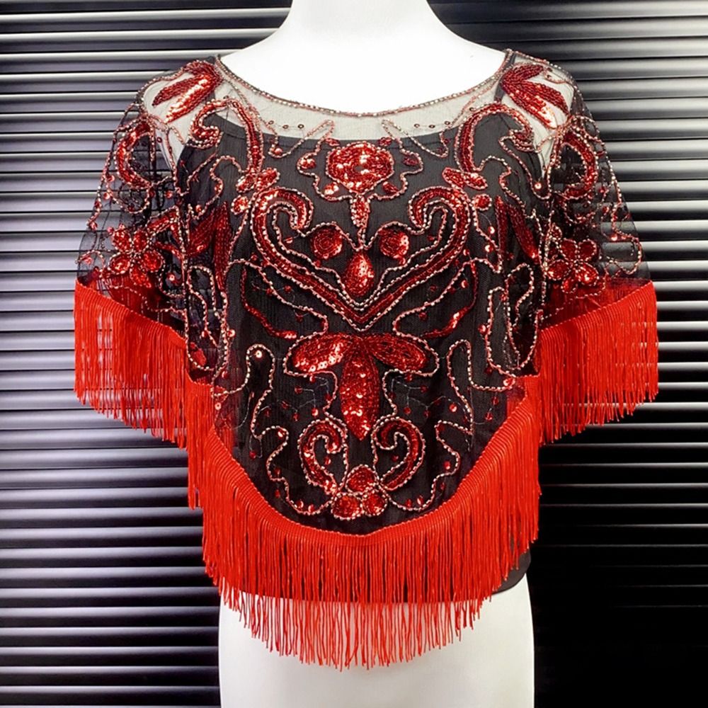 Fashion Sequin Bead Women Tull - Glitter Tablecloth 리뷰 및 가격