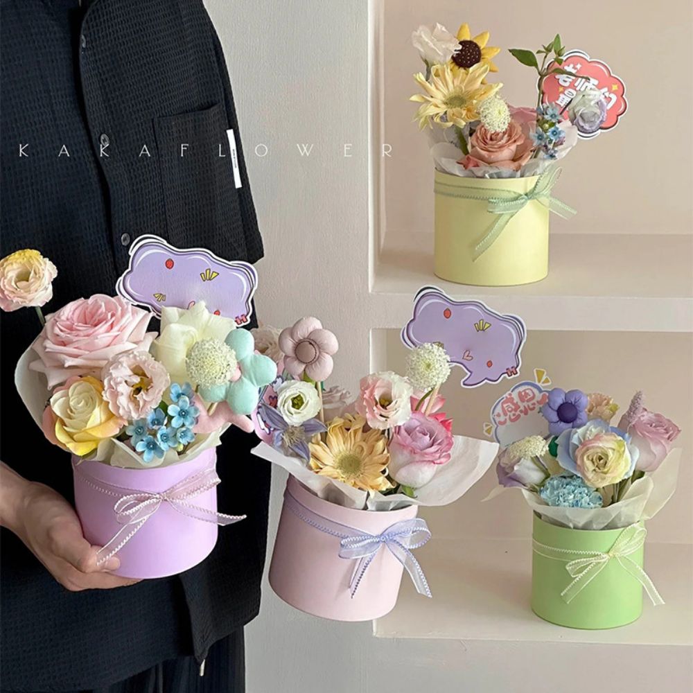 Small Flowers Packing Box Hug  - Event Party Box 리뷰 및 가격