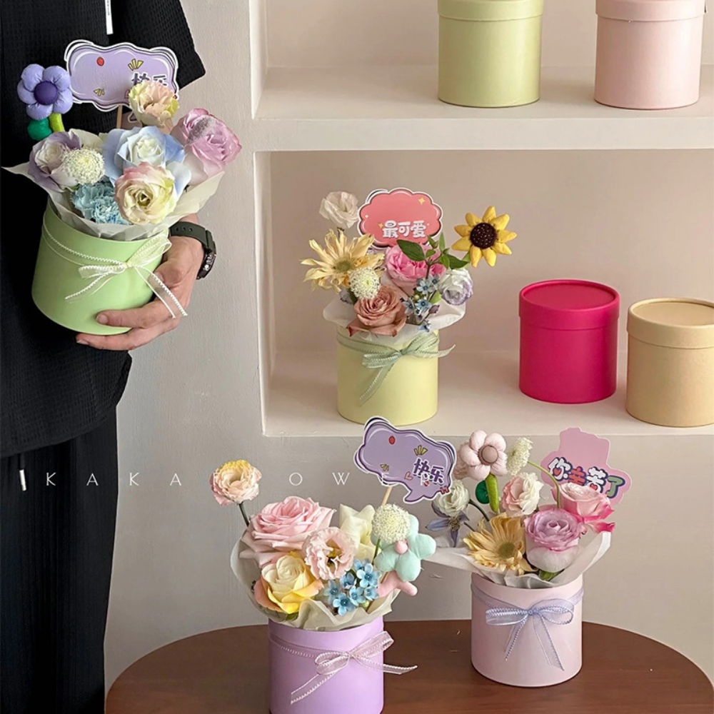 Small Flowers Packing Box Hug  - Event Party Box 리뷰 및 가격