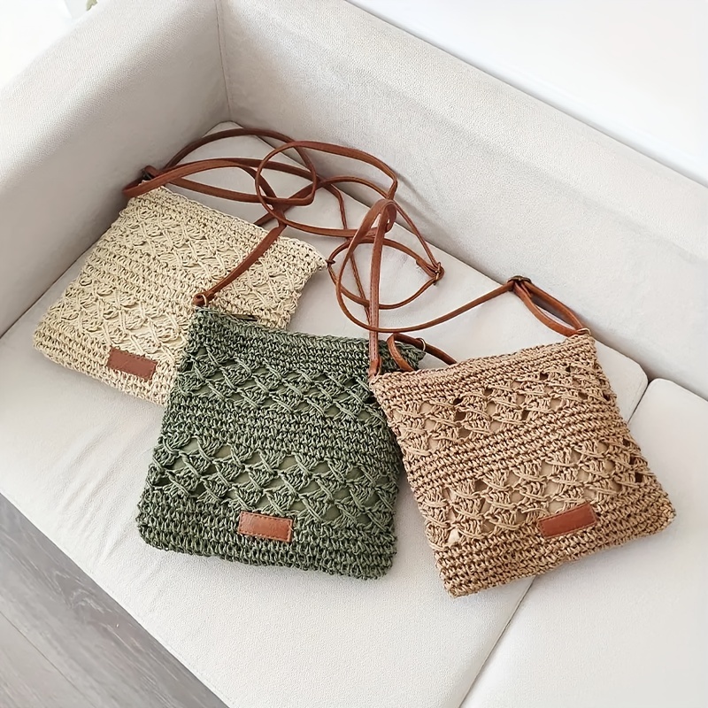 Chic Handmade Paper Straw Cros - Paper Straw Color 리뷰 및 가격