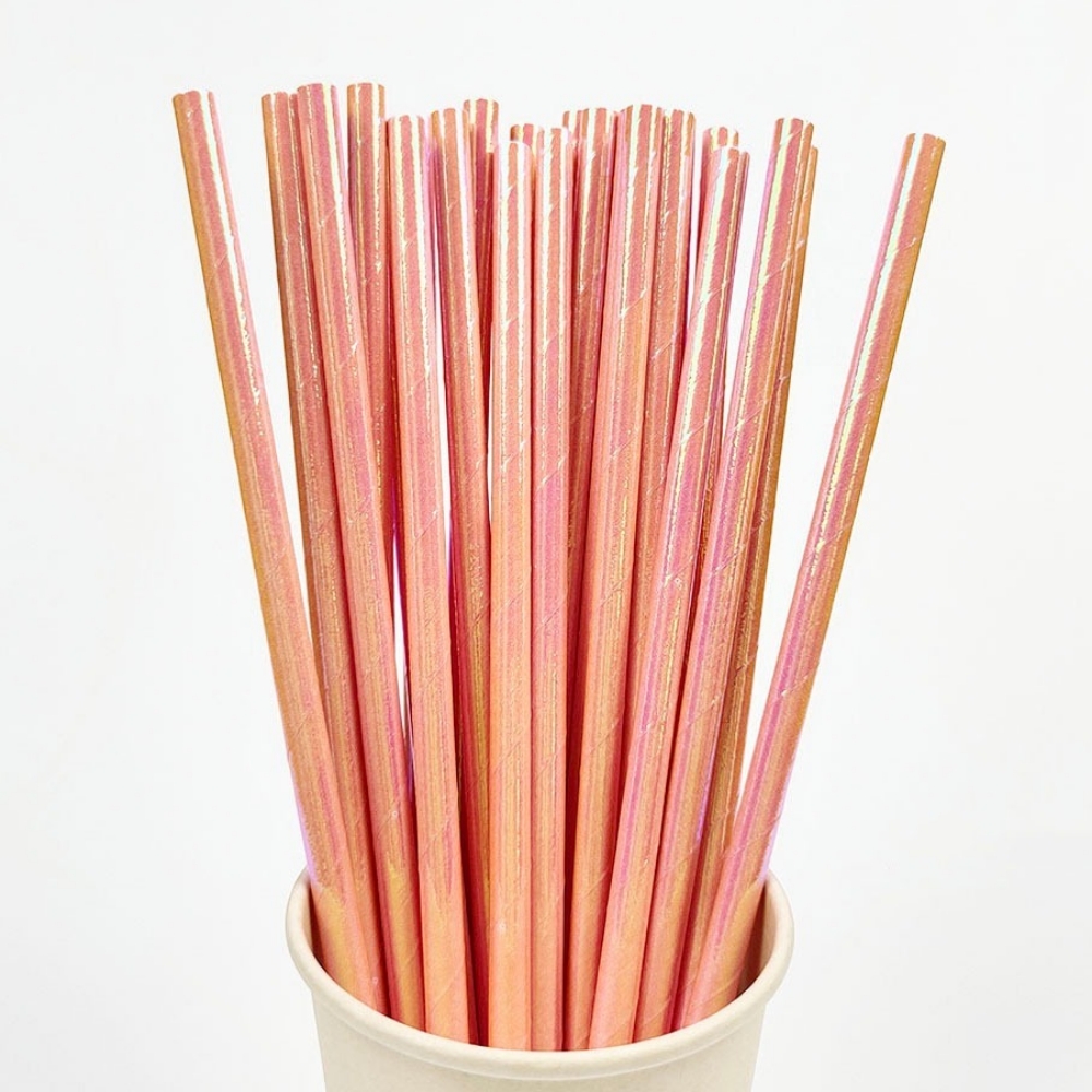 25Pcs Pearlescent Bronzing Pap - Paper Straw Color 리뷰 및 가격