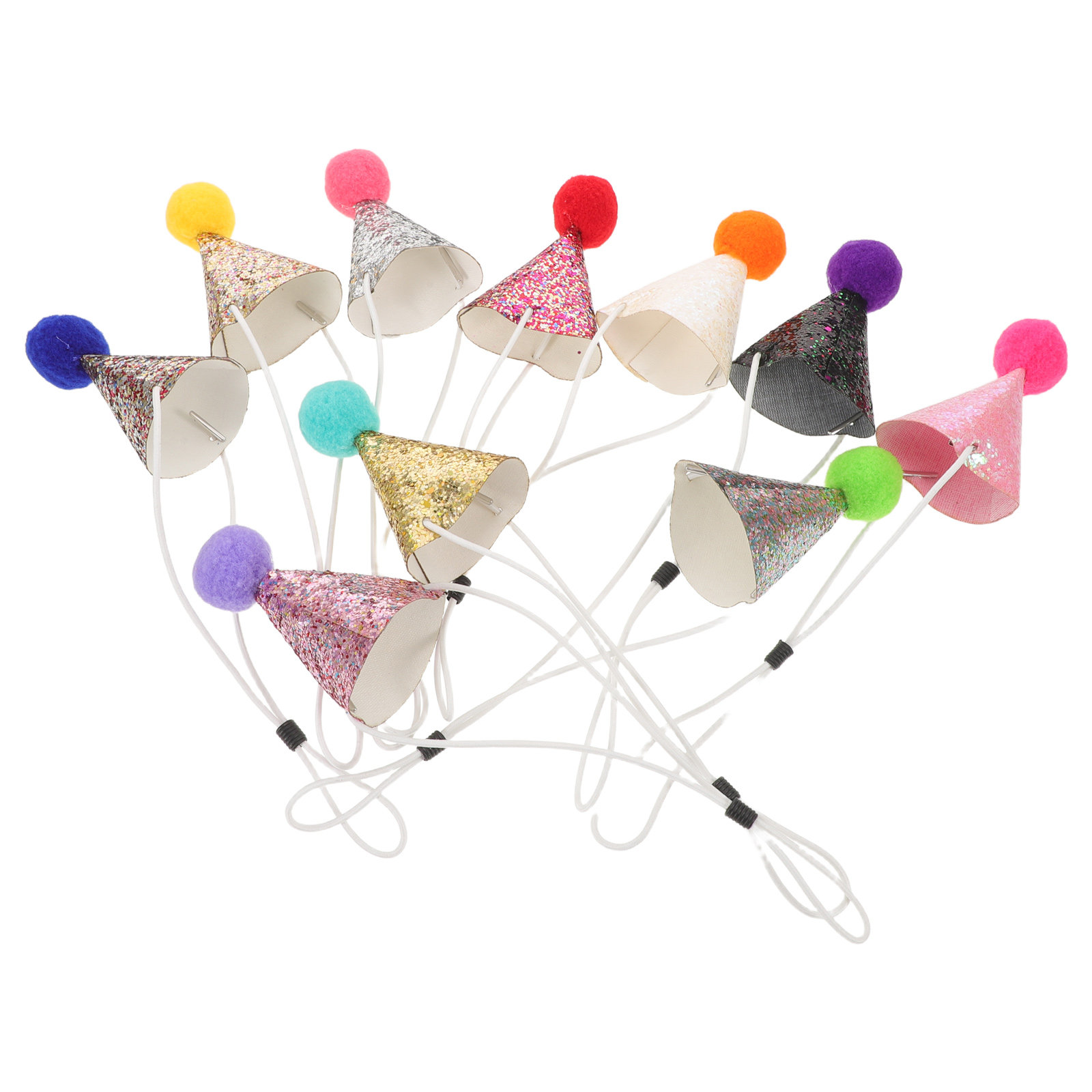 10Pcs Pet Birthday Party Hat f - Party Hat Cone 리뷰 및 가격