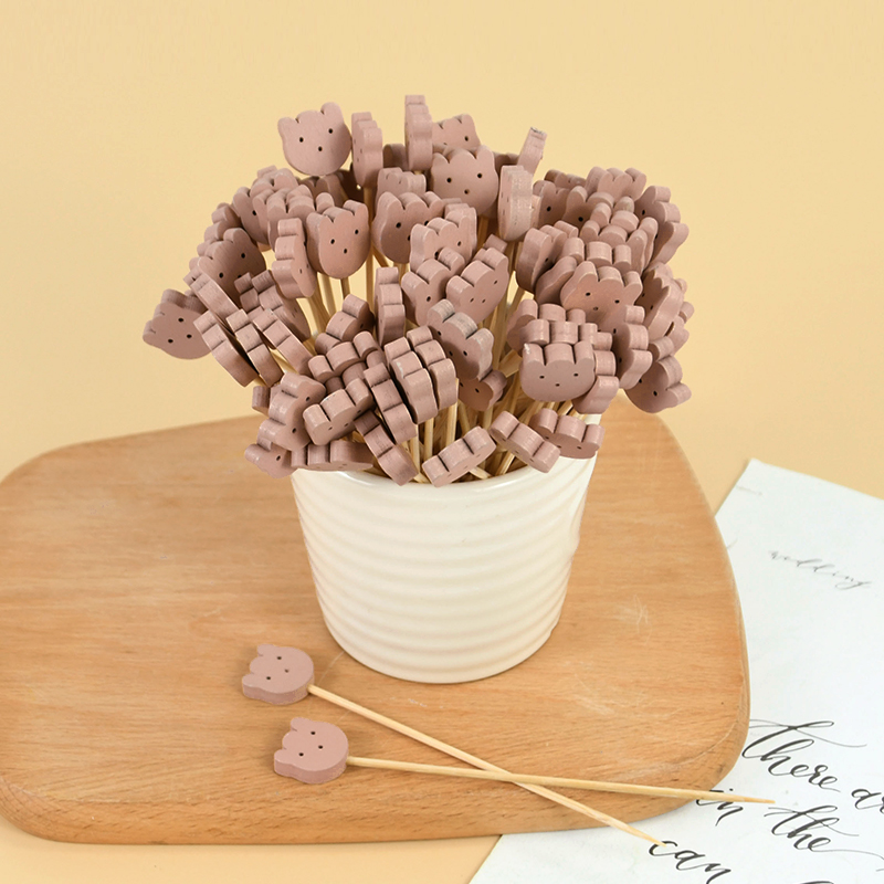 50/100pcs Cute Bear Heart Bead - Centerpiece Stick 리뷰 및 가격