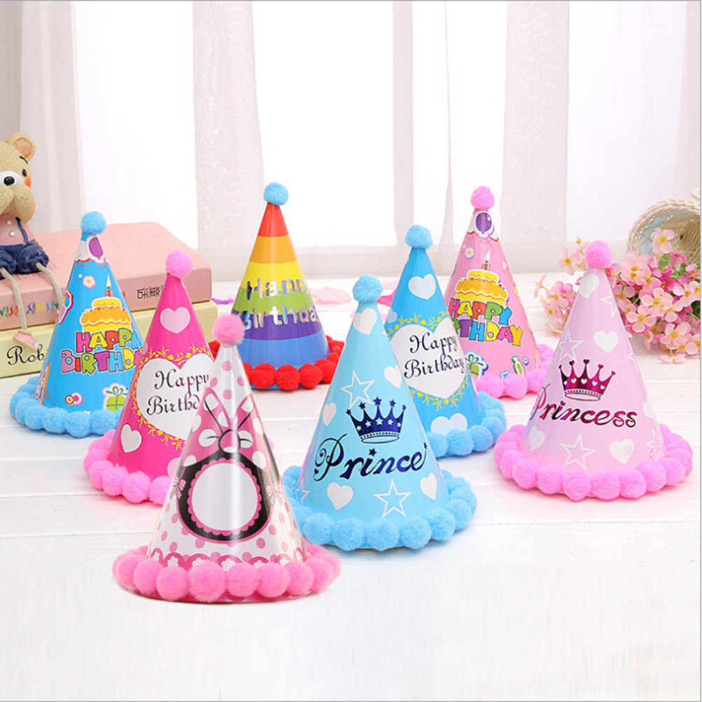 12Pcs Birthday Party Hats Colo - Party Hat Cone 리뷰 및 가격
