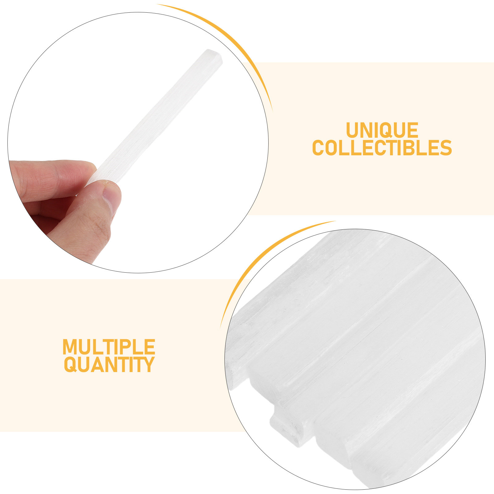 15Pcs Natural Selenite Crystal - Centerpiece Stick 리뷰 및 가격