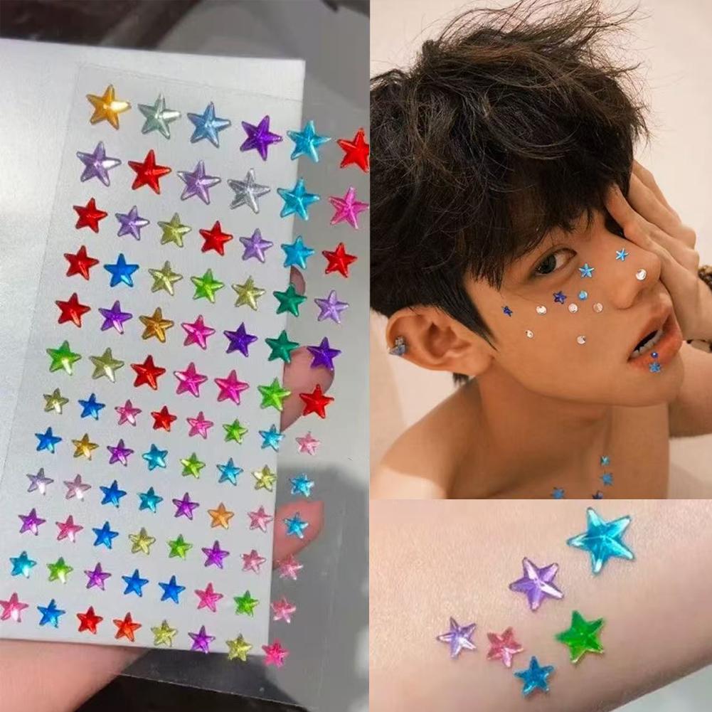 Self-Adhesive Face Rhinestones - Event Party 리뷰 및 가격
