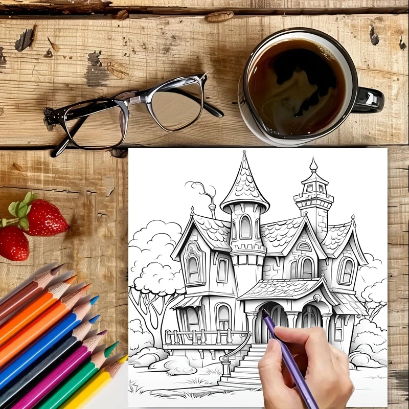 Haunted House Coloring Book fo - Supply Event 리뷰 및 가격