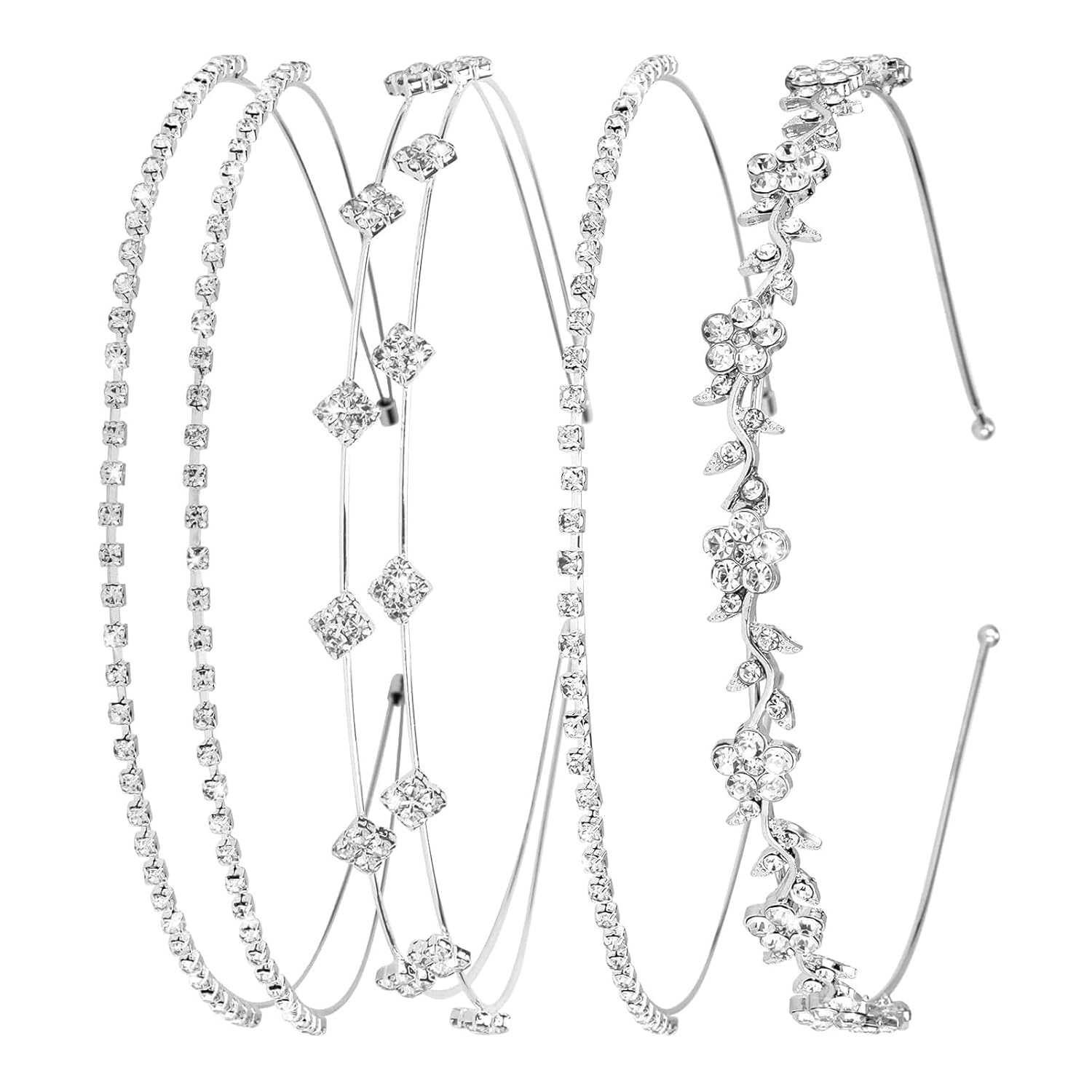 4 Pcs Rhinestone Headband Set  - Event & Party Supply Photos 리뷰 및 가격