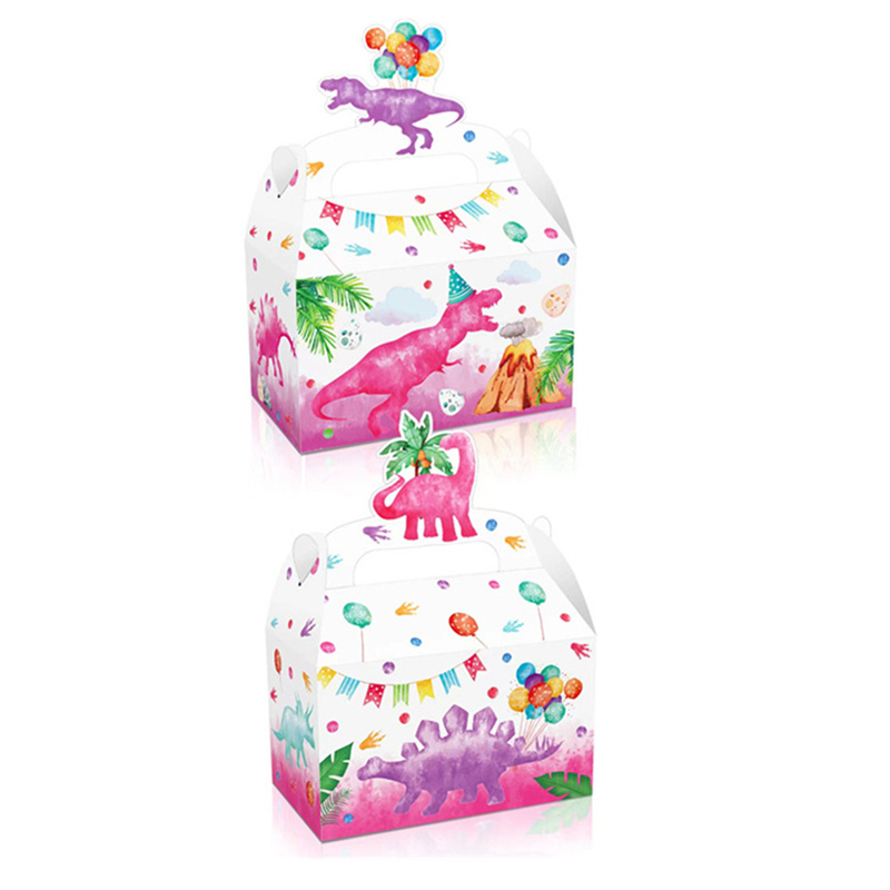 4/24Pcs Pink Dinosaur Candy Bo - Event Party Box 리뷰 및 가격