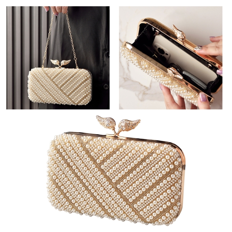 H3CB Elegant Faux Pearls Eveni - Event Party Box 리뷰 및 가격