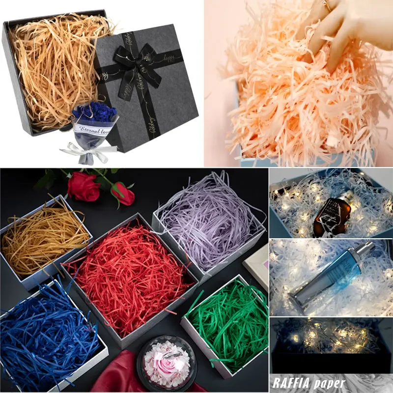 100g raffi Colorful Shredded C - Paper Straw Color 리뷰 및 가격